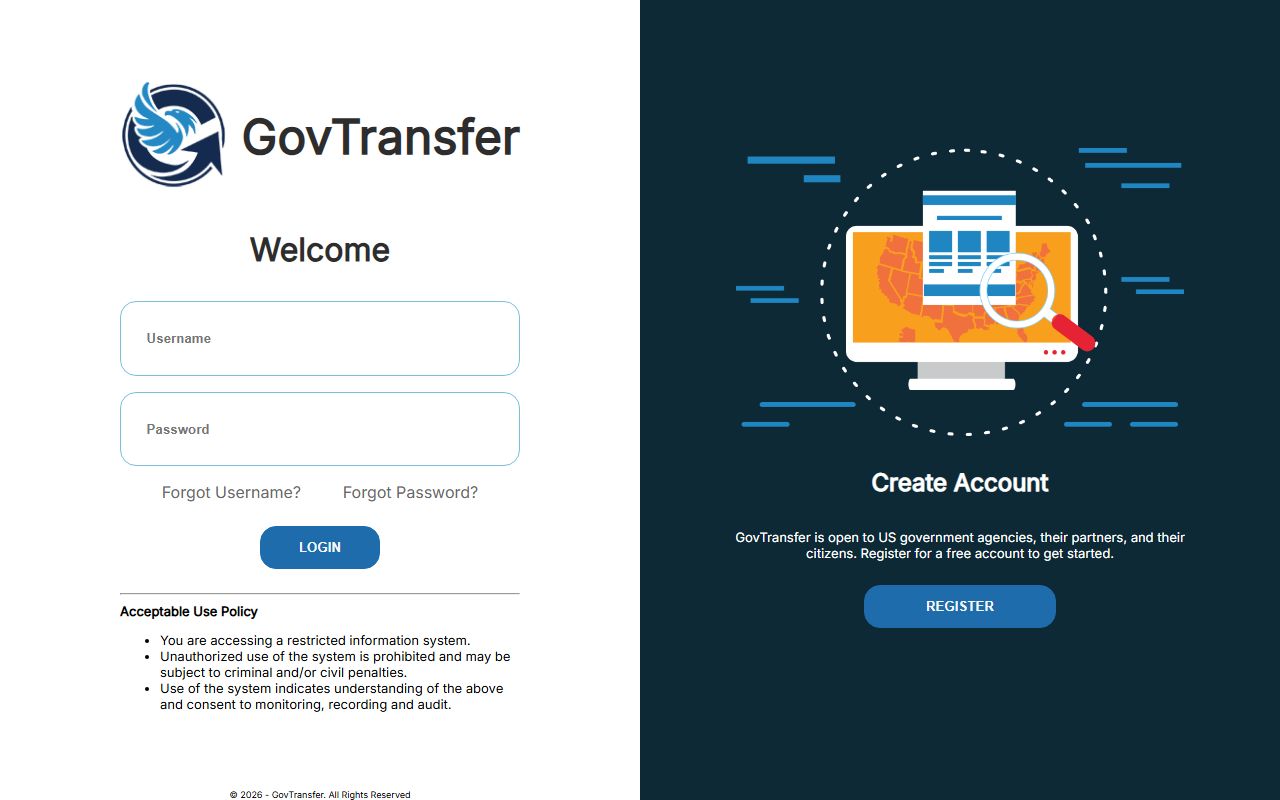 GovTransfer online portal for Pinal County recent bookings record requests